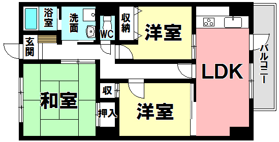 メゾンヴィの間取り