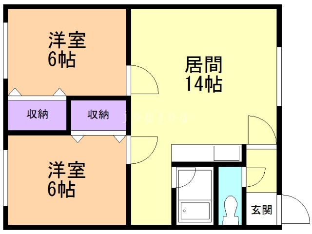 エステートピアIIの間取り