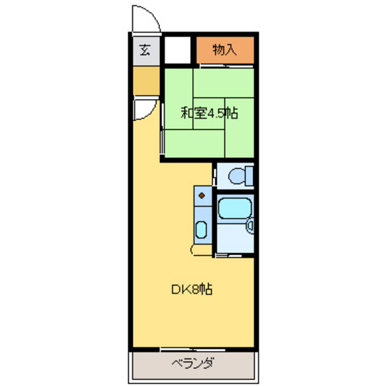 ＦＩＳＴＡ芳野の間取り