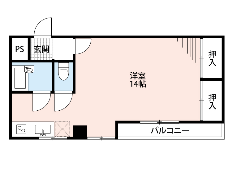 プログレス中央の間取り