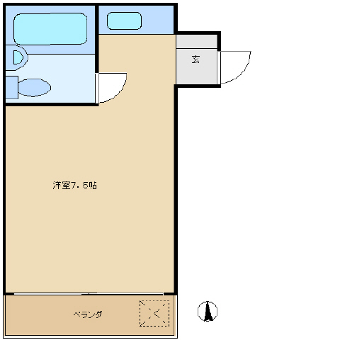 メゾンド東中野の間取り