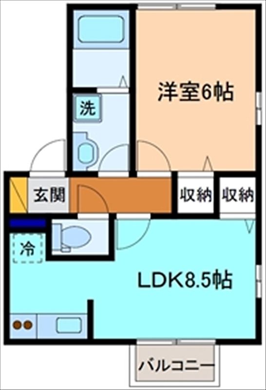 セントルイン弐番館の間取り