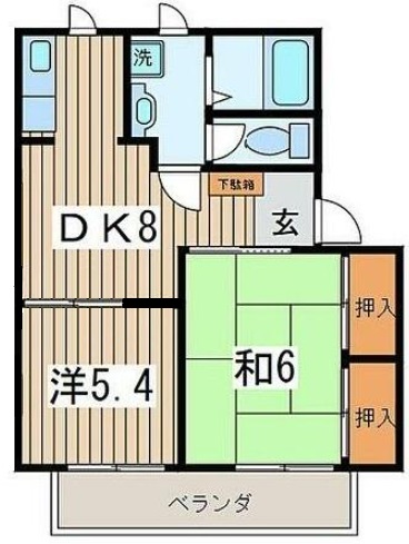 エクシアサングリーンの間取り