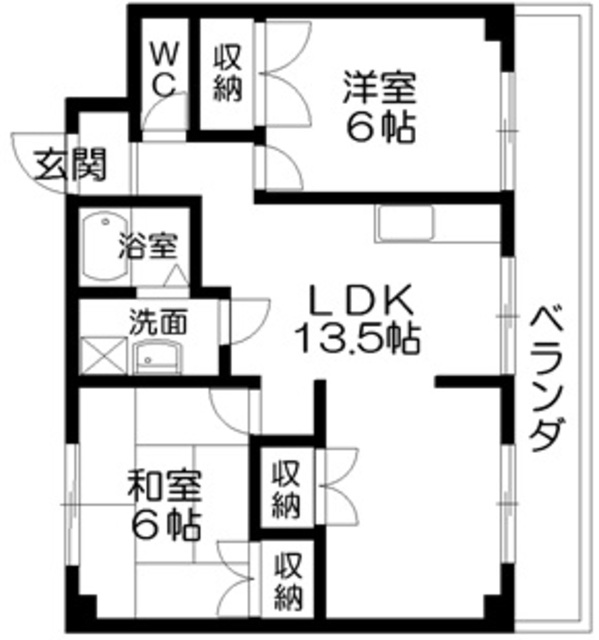 ソレイユ千の間取り