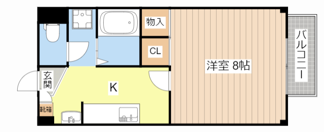 彦根市川瀬馬場町のアパートの間取り