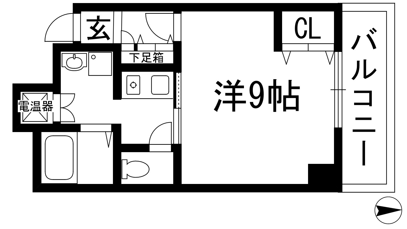 アスティオン城南の間取り