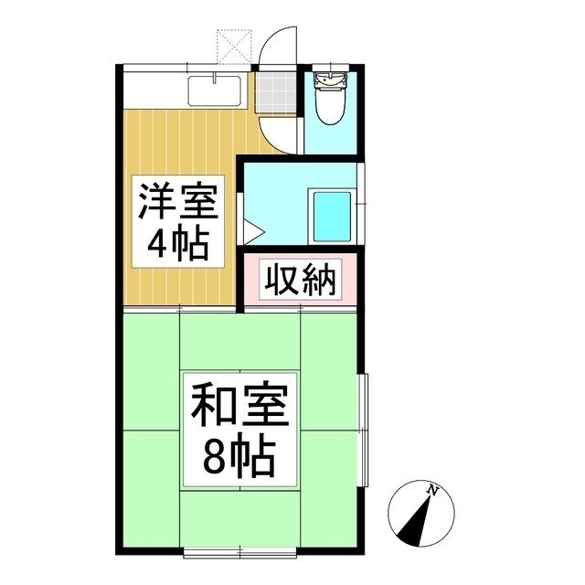 森山ハイツ　３号棟の間取り