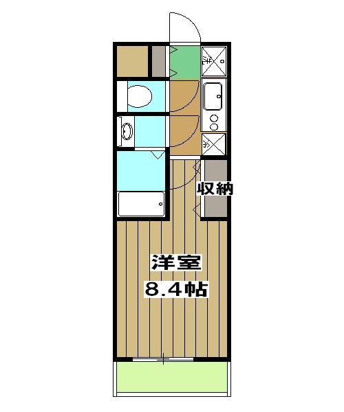 プリモベント円町の間取り