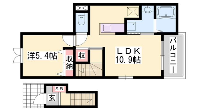 プラシードの間取り