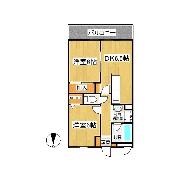 横浜市泉区中田西のマンションの間取り