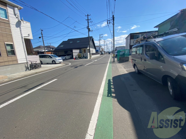 【仙台市若林区今泉のアパートの駐車場】