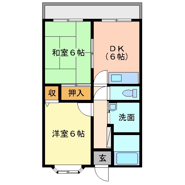 グリーンハイツ西武の間取り