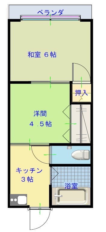 吾妻ファミールの間取り