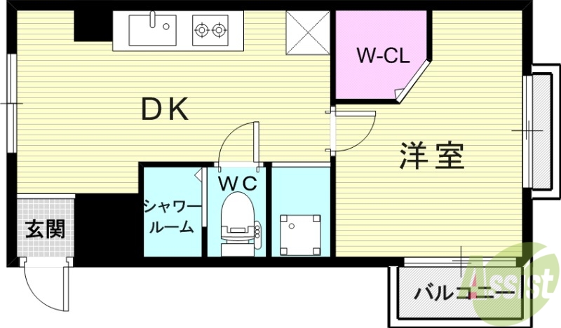 ロイヤル小松の間取り