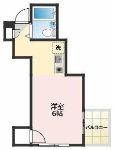 横浜市港北区篠原西町のマンションの間取り