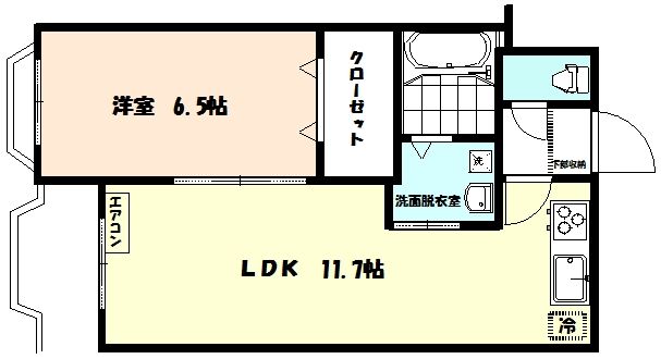 ヴァンヴェール柳町の間取り