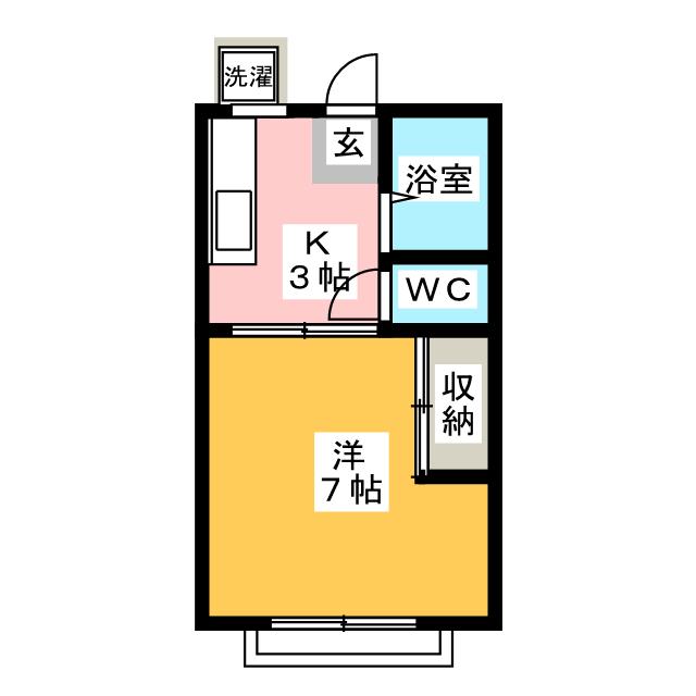 菊地ハイツの間取り