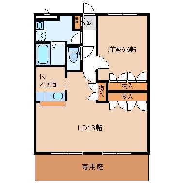 Sun Court ITAYA Aの間取り