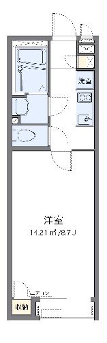 クレイノ桜館の間取り