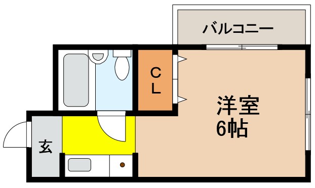 【コーシハイツの間取り】