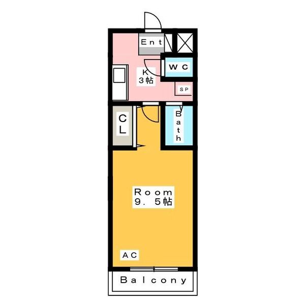 安城市明治本町のマンションの間取り