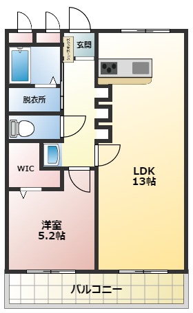 清風マンションの間取り