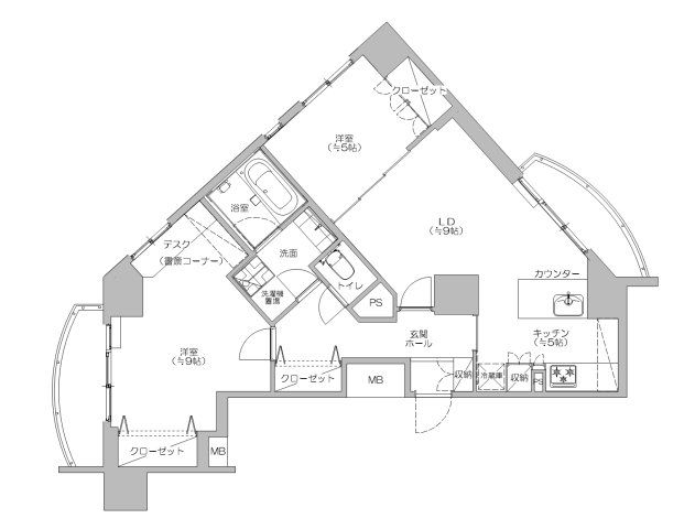 プライムアーバン千住の間取り