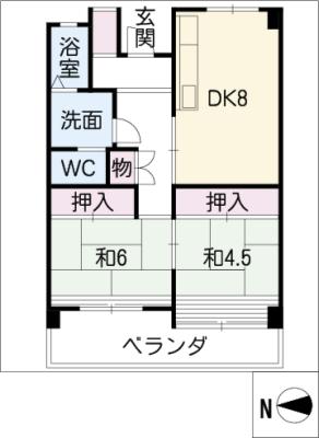 門前ビルの間取り