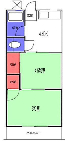 治田マンションの間取り