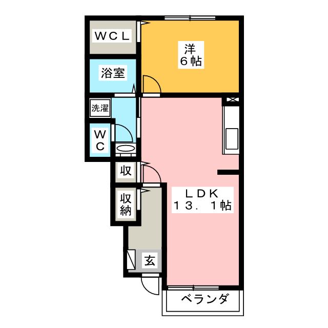 アヴァンセ大日の間取り