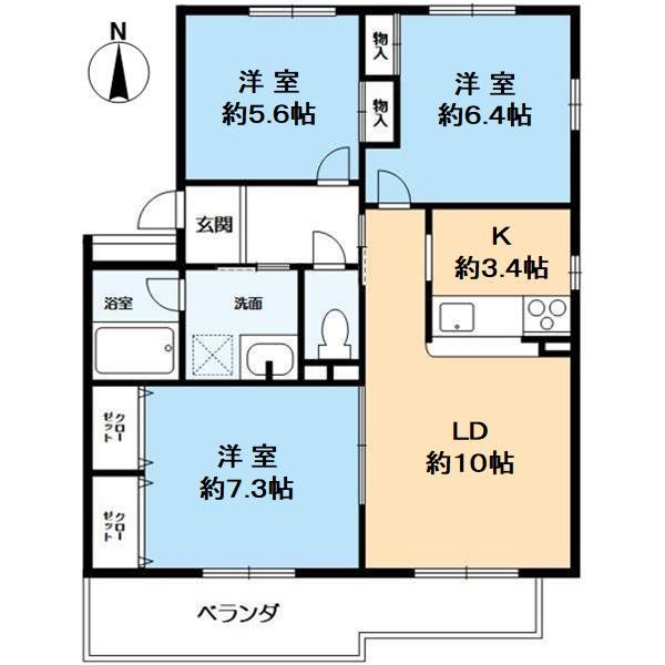 コーラル西宮の間取り