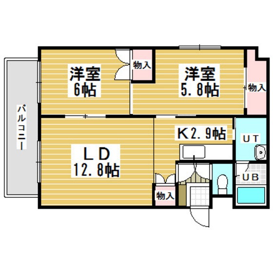 ベイシティの間取り