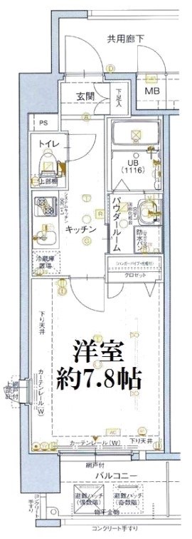 エスリード神戸三宮パークビューの間取り