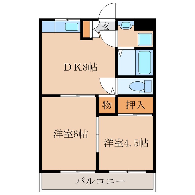 パークヒル古前城の間取り