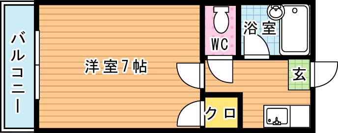 ラガール折尾の間取り