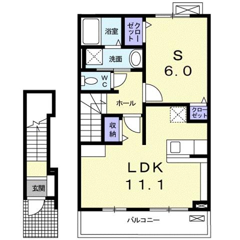 【グレイス　リバー　守山市伊勢町の間取り】