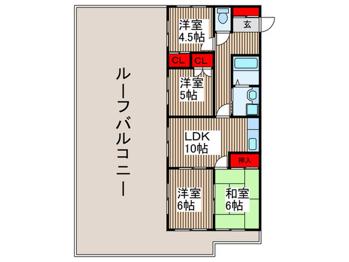 ボナール入ヶ丘の間取り