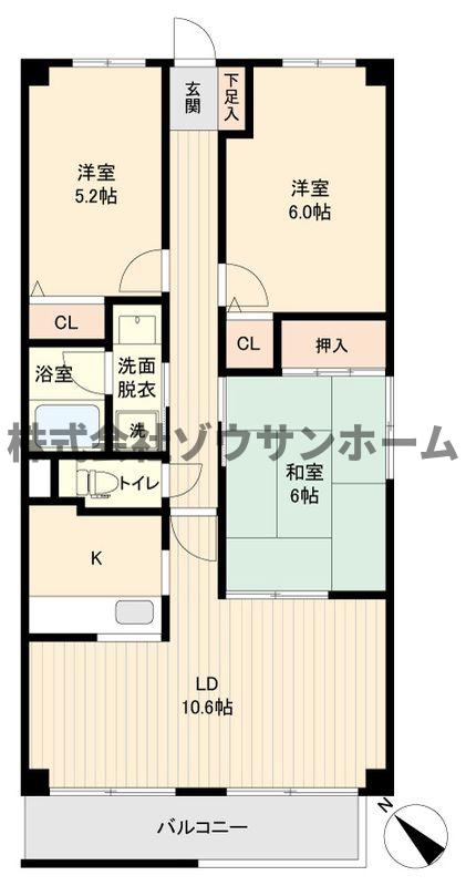 アルカンシエール（旧特優賃）の間取り