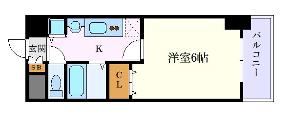 プレサンス名古屋STATIONビーフレックスの間取り