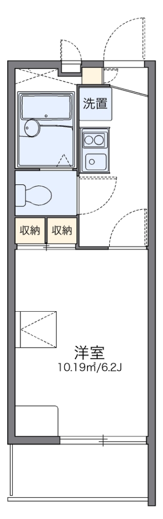 レオパレスドマーニの間取り