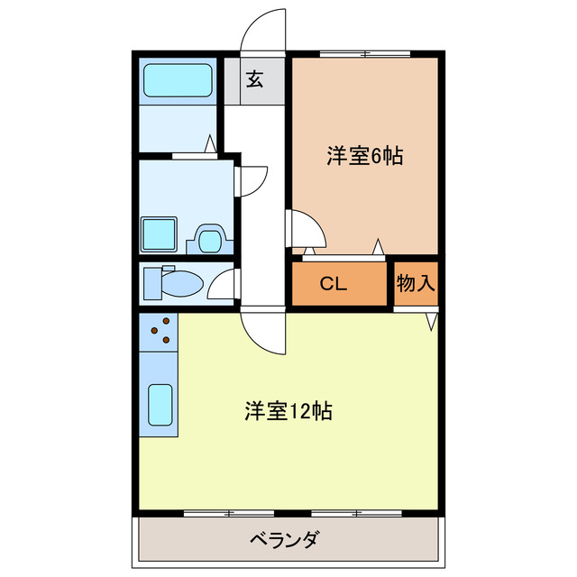 メゾンフィールドＴの間取り