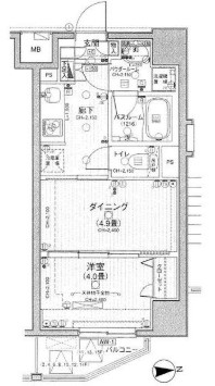 豊島区池袋のマンションの間取り