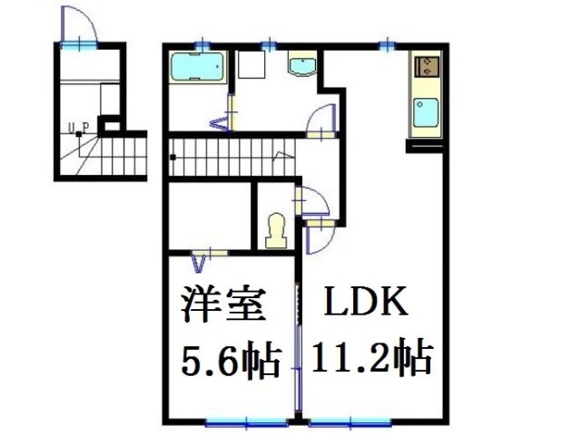 【カーサ西飾磨の間取り】