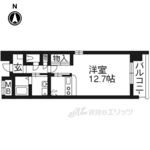 サンロイヤル三条の間取り