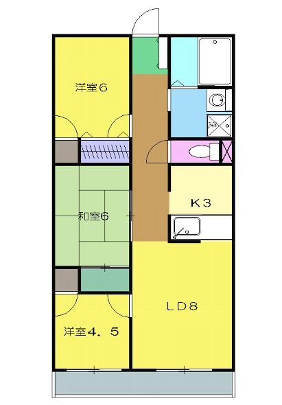 サザンヒルズ仲田_間取り_0