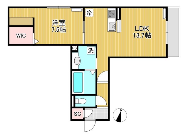 ルベルコートの間取り