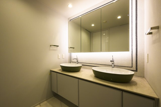 洗面設備　※こちらの写真は他部屋になり参考写真です