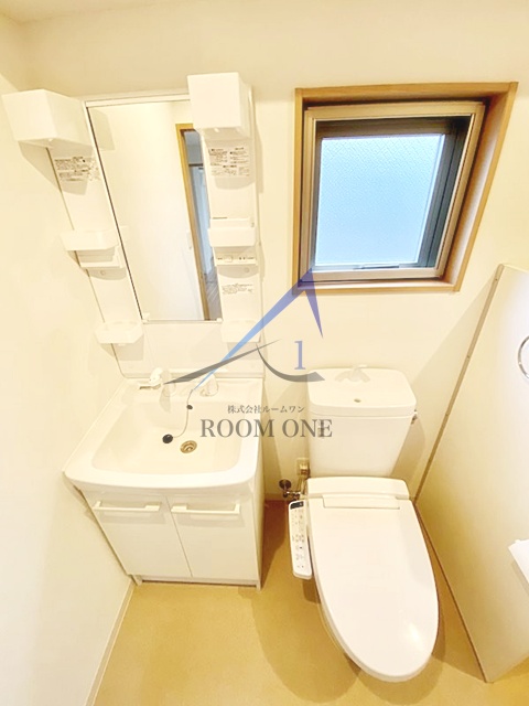 洗面設備　洗面台です。