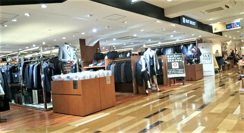 ショッピングセンター　SUIT　SELECT　ASAKUSA　EKIMISE（ショッピングセンター）まで378m