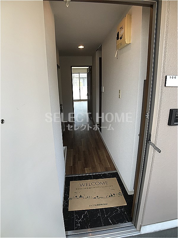 玄関　明るい玄関です